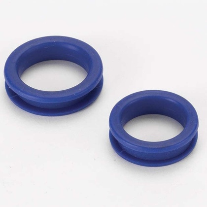 Blue - HR Rubber Finger Ring Blu