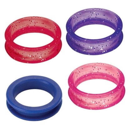 Pink - HR Rubber Thumb Ring Pnk