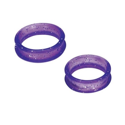 Purple - HR Rubber Finger Ring Pur