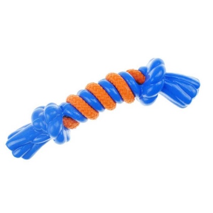 Blue - IF TPR/Rope Bone Sm Blu - Small