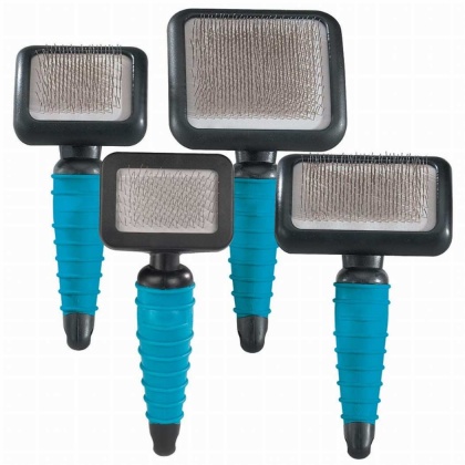 Blue - MG Ergonomic Slicker Brush L - Large