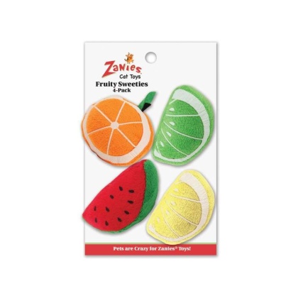 ZA Fruity Sweeties Cat Toys 4pc