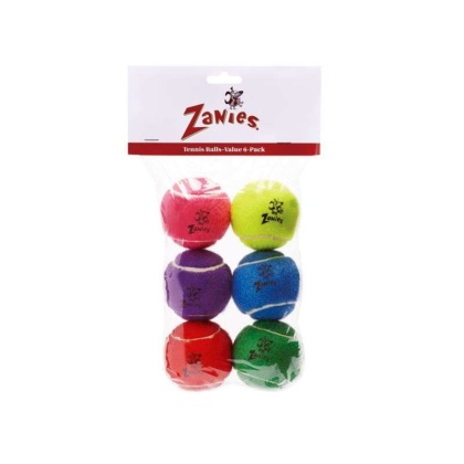 ZA Tennis Balls 2.5In 6Pk Asst