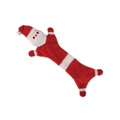 Zanies Festive Unstuffies Santa