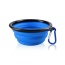 Single Blue Silicone Collapsible Travel Bowl - 12oz