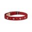 Red - Susan Lanci Designs Crystal Paws Collar - Medium