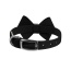 Black - Susan Lanci Designs Nouveau Bow Collar - XS