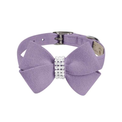 French Lavender - Susan Lanci Designs Nouveau Bow Collar - XS