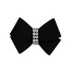 Black - Susan Lanci Designs Nouveau Bow Hair Bow - Small