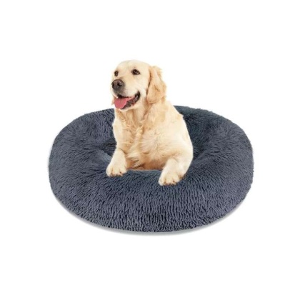 Beige - Donut Dog Bed - Medium