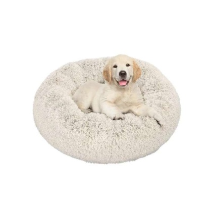 Light Grey - Donut Dog Bed - Medium