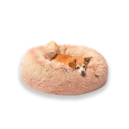 Beige - Donut Dog Bed - X-Large