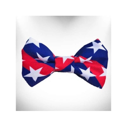 Stars & Stripes Dog Bow Tie