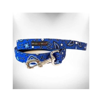 Blue - Bandana Dog Leads  - REGULAR Lead 1\