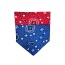 Red/Blue Bandana - Sport Bandana  - Large