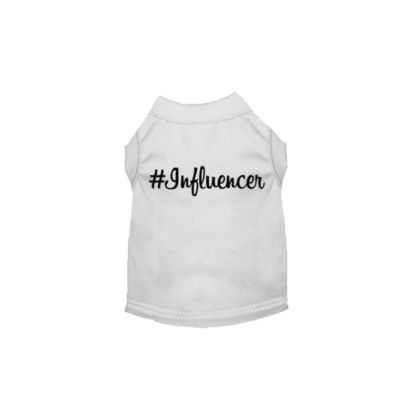 WHITE - #Influencer Shirt - Small