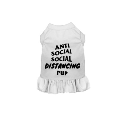 White - Anti Social Social Distancing Pup - Small