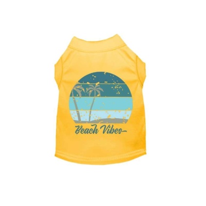 YELLOW - Beach Vibes Tee - Medium