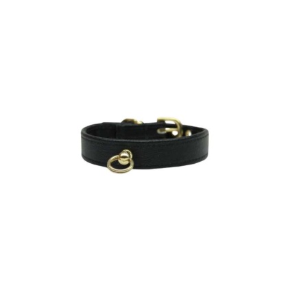 Black - Bee Mine Dog Collar - 18\