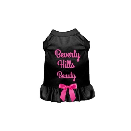 BLACK - Beverly Hills Beauty Dog Dress - Small