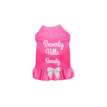 PINK - Beverly Hills Beauty Dog Dress - Medium