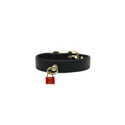 RED - CC Lock Charm Collar - 10\