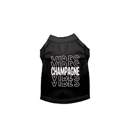 Champagne Vibes Dog Shirt - Medium