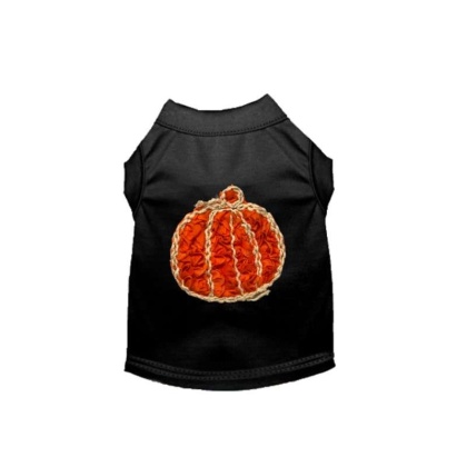 BLACK - Chiffon Rose Halloween Pumpkin Shirt - Medium