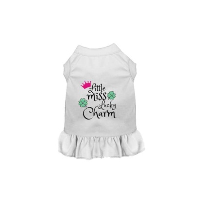 white - Little Miss Lucky Charm - Large