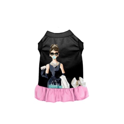 BLACK AND PINK - Little Miss Sniffany Dress - Small