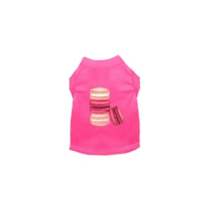 HOT PINK - Love Macaroons Dog Shirt - Medium