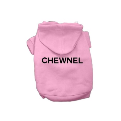 PINK - My Fab Chewnel Warm Dog Hoodie - Medium