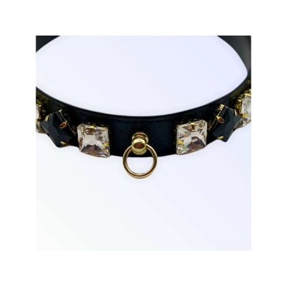 Black - My Rhinestone Glam Collar - 12\