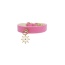 PINK - Nautical Dog Charm Collar - 10