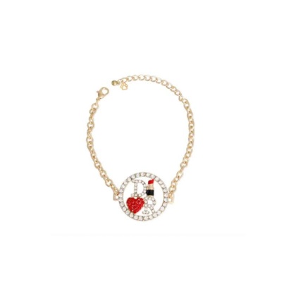 Paw-Dior Charm Dog Necklace - Large