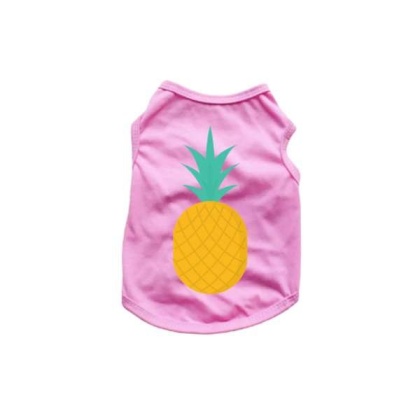 PINK - Pineapple Tank Top - Small