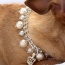 Rhinestone & Pearl Crown Necklace - 12