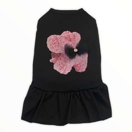 Roses and Puppy Love Dress - X Small