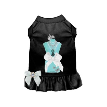 BLACK - Sniffany & Co Princess Dog Dress - X Small