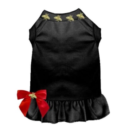 BLACK - Studded Bee Dress - Medium