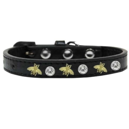 black - Studded Bee Collar - 10\