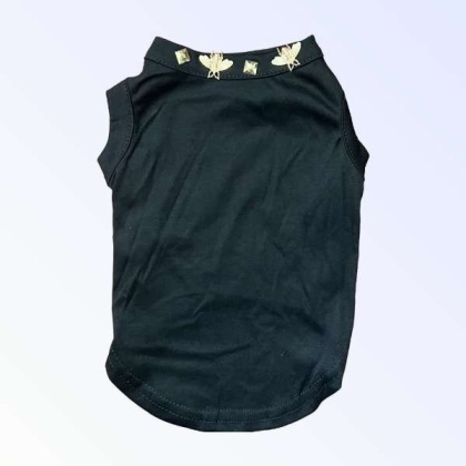 BLACK - Studded Bee Tee - Medium