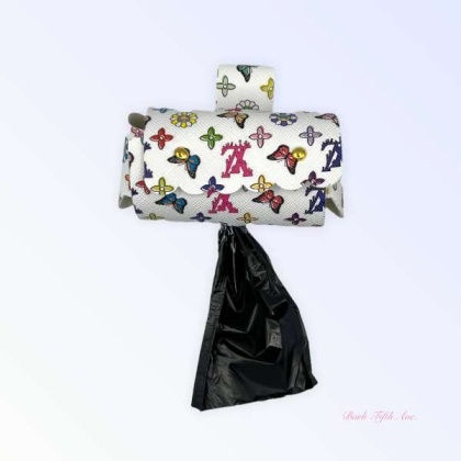 WHITE LV - Summer Butterfly Pickup Bag Holder - LIMITED EDITION