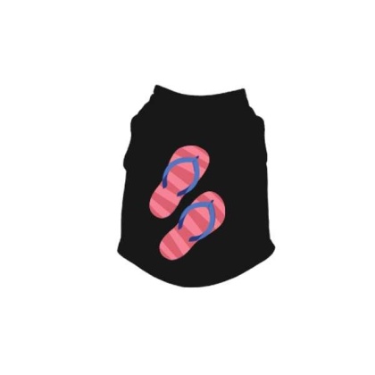 BLACK - Flipflop Tank Top - X Small