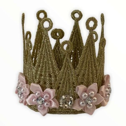 Floral and Lace Crown - X Small