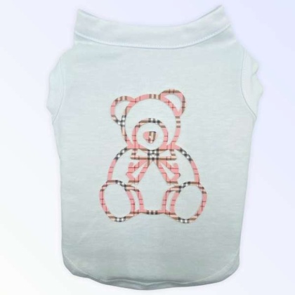 WHITE - Furberry Bear Tee - Large