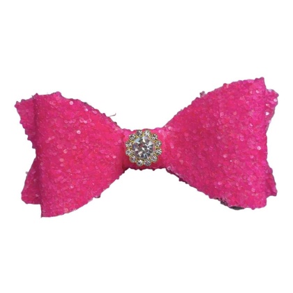 Hot Pink - Glitter and Gloss Bows