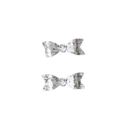 SILVER - Glitter & Glam Bows