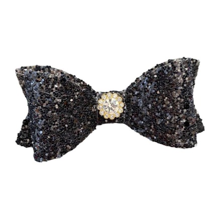 Black - Glitter and Gloss Bows