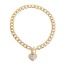 Gold - Heart Toggle Necklace